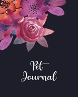 Pet Journal: Health Care Record Log Book, Medical Record & Vet Appointment, Vaccination chart, Gifts for Pet Owners 1700601741 Book Cover