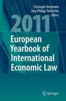 European Yearbook of International Economic Law 2011 3642266851 Book Cover