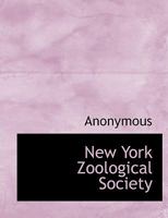 New York Zoological Society 1116311690 Book Cover
