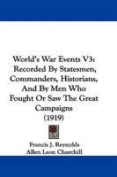 World"s War Events Vol I 1437366775 Book Cover
