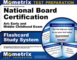 Flashcard Study System for the National Board Certification Art Early and Middle Childhood Exam: National Board Certification Test Practice Questions and Review for the Nbpts National Board Certificat 1610722078 Book Cover