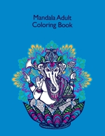 Mandala Adult Coloring Book: Coloring Book "50 cool animals" with a fun, easy and relaxing design B08F6RYFJY Book Cover