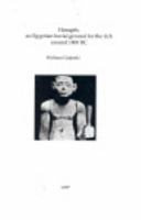 Harageh: An Egyptian Burial Ground for the Rich, Around 1800 Bc (Egyptian Sites) 0954721829 Book Cover