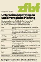 Unternehmensstrategien Und Strategische Planung 3409134522 Book Cover