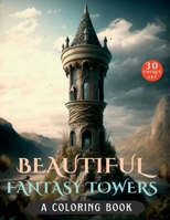 Beautiful Fantasy Towers : A Coloring Book B0BW27P7X4 Book Cover