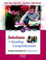 Solutions for Reading Comprehension: Strategic Interventions for Striving Learners, K-6 0325029679 Book Cover