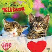 I Love Kittens 2025 12 X 24 Inch Monthly Square Wall Calendar Plastic-Free 1975477286 Book Cover