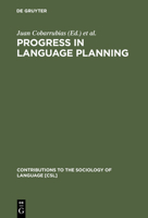 Progress in Language Planning 9027933588 Book Cover