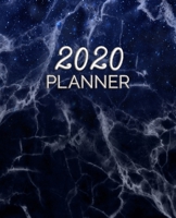 2020 Planner: Weekly and Monthly Planner (Space Marble) 7.5x9.25 Size 1674419732 Book Cover