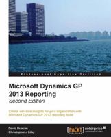 Microsoft Dynamics GP 2013 Reporting 1849688923 Book Cover