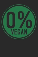 Gift Notebook: Anti-Vegan 6x9 Dot Grid 120 Pages 1709151757 Book Cover