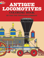 Antique Locomotives Coloring Book 048623293X Book Cover