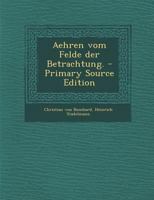 Aehren Vom Felde Der Betrachtung. 0274835436 Book Cover