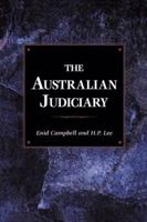 The Australian Judiciary 0521811589 Book Cover