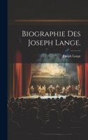 Biographie Des Joseph Lange. 1022081128 Book Cover