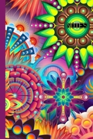 Notes: Bold Colored Abstract Flowers to Inspire 1087472792 Book Cover