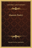 Masonic Poetry 1162907770 Book Cover