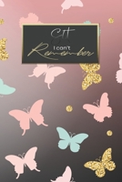 Shit I can't Remember: Premium Journal | Logbook To Protect Usernames | Alphabetical Passwords Modern Password Keeper Notebook | Online Account ... Cover (password book alphabetical tabs) 1670224112 Book Cover