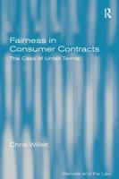 Fairness in Consumer Contracts (Markets and the Law) 1138252476 Book Cover