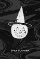 Daily Planner Weekly Calendar: Kids Organizer Undated - Blank 52 Weeks Monday to Sunday -120 Pages- Halloween Party Notebook Journal Witch - Pumpkin Head To-Do List for Witch & Ghost Kids 1674867719 Book Cover
