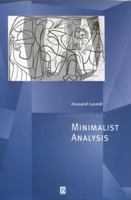 Minimalist Analysis (Generative Syntax, 3) 0631210946 Book Cover