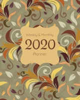 2020 Weekly & Monthly Planner: Pumpkin Spice 8"x10" (20.32cm x 25.4cm) Jan 1, 2020 to Dec 31, 2020: Weekly & 12 Month Planner + Calendar View Notebook Schedule Organizer 170266161X Book Cover