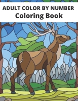 Adult color by number Coloring Book: Adult Color By Number Coloring Book: Large Print Birds, Flowers, Animals and Pretty Patterns B08JRGP5X8 Book Cover