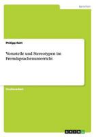 Vorurteile und Stereotypen im Fremdsprachenunterricht 3656525110 Book Cover