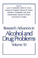 Research Advances in Alcohol and Drug Problems 1489916717 Book Cover