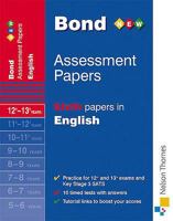 Bond Assessment Papers: Sixth Papers in English 12-13+ Years (Bond Assessment Papers) 0748784780 Book Cover