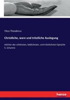 Christliche, Ware Und Tröstliche Auslegung (German Edition) 3743647931 Book Cover