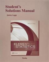 Student Solutions Manual for Elementary Statistics Using Excel 0134507460 Book Cover