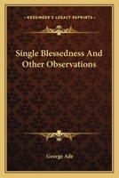Single Blessedness and Other Observations 1022099205 Book Cover