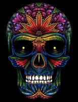 Sugar Skull Notebook: 7.44" x 9.69", 150 College-Ruled Pages 1795014636 Book Cover