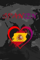 Spanien: Dein pers�nliches Reisetagebuch f�rs Notieren und Sammeln deiner sch�nsten Erlebnisse in Spanien - Geschenkidee f�r Abenteurer und alle Spanien Fans - 120 fein linierte Seiten - 6x9 Zoll - Pr 1087226066 Book Cover