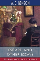 Escape, and Other Essays B09SNSG74C Book Cover