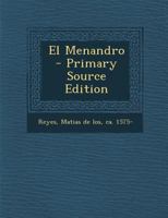El Menandro 1178516660 Book Cover