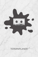 TERMINPLANER: Nostalgiker Kalender 80er Jahre Terminkalender - Motto Party Wochenplaner Kassette Musik Wochenplanung Party Taschenkalender Songs To-Do Liste Termine (German Edition) 1672469899 Book Cover