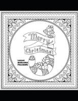 Merry Christmas: Coloring in book painting book pen workbook 1077485255 Book Cover