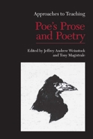 Approaches to Teaching Poe's Prose and Poetry (Approaches to Teaching World Literature) 1603290125 Book Cover