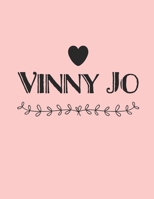 Vinny Jo: A Weekly 2020 Planner From Jan 1-Dec 31st One Page Per Week- To Do List ,Gratitude Area To Write In And Stay Organized! Makes A Perfect Gift- 8.5x11 Inches B07Y4HSTZ7 Book Cover