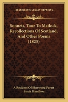 Sonnets, Tour To Matlock, Recollections Of Scotland, And Other Poems 1241041245 Book Cover