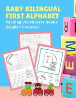 Baby Bilingual First Alphabet Reading Vocabulary Books (English Chinese): 100+ Learning ABC frequency visual dictionary flash cards childrens games language. Tracing workbook plus picture coloring pag 1075345626 Book Cover