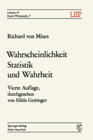 Wahrscheinlichkeit Statistik Und Wahrheit 3709182883 Book Cover