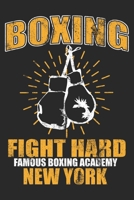 Boxing: Boxing Notebook Blank Dot Grid Family Journal dotted with dots 6x9 120 Pages Checklist Record Book Take Notes Boxer Planner Paper Boying Lover Christmas Gift for Fighter Boxing Gifts 1708439692 Book Cover