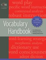 Vocabulary Handbook (Core Literacy Library) 0977405702 Book Cover