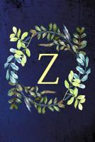 Z: Monogram Letter Z Notebook 1097170608 Book Cover