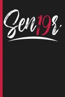 SEN19R Class of 2019 Senior Year of School: College Ruled Notebook 172406195X Book Cover