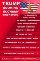 Trump Booming Economy Daily Steps 0359266355 Book Cover