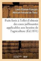 Extrait Du Rapport Sur Le Concours Pour Le Percement Des Puits Fora(c)S 2016110813 Book Cover